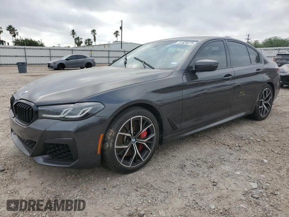 2023 BMW 5 Series 540i with VIN WBA53BJ04PCL88945, listed as a Copart auction lot 51529275 with Not provided miles and Salvage title. Bid and sale history available at DreamBid. Image 1.