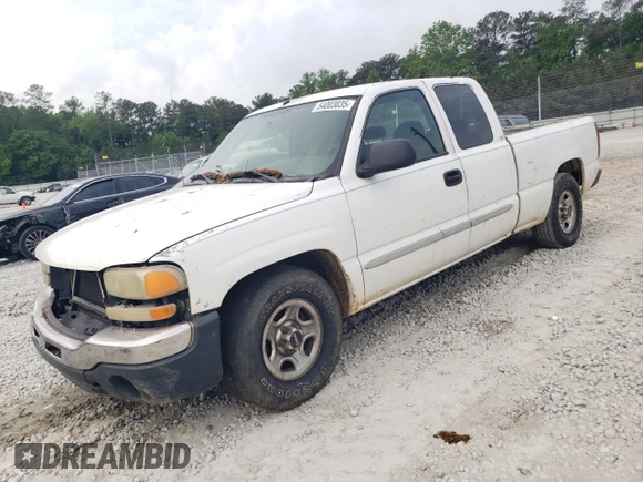 2004 GMC Sierra 1500 SLE with VIN 2GTEC19V941337956, listed as a Copart auction lot 54003035 with 233,059 mi miles and Salvage Title. Bid and sale history available at DreamBid. Image 1.