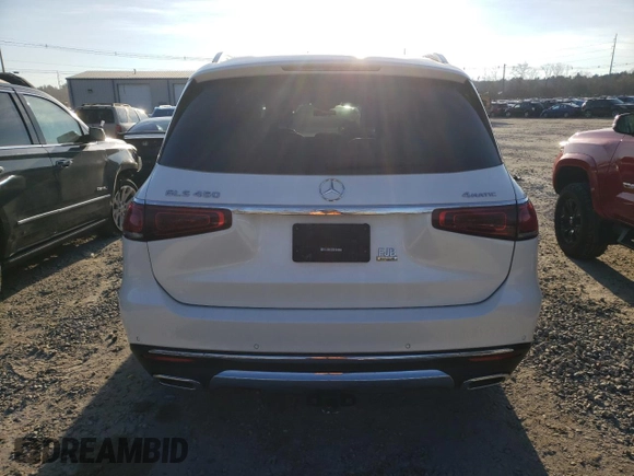 2022 Mercedes-Benz GLS 450 with VIN 4JGFF5KE3NA732294, listed as a Copart auction lot 78955903 with 31,419 mi miles and . Bid and sale history available at DreamBid. Image 6.