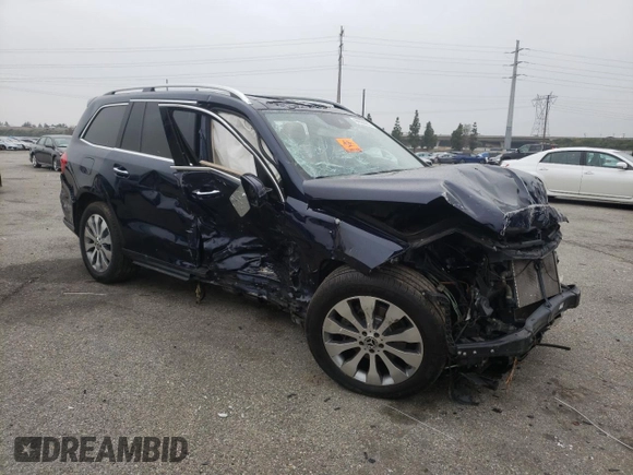 2017 Mercedes-Benz GLS with VIN 4JGDF6EE6HA961842, listed as a Copart auction lot 44868993 with 90,630 mi miles. Bid and sale history available at carsss.com. Image 4.