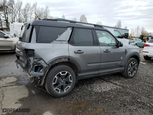 2021 Ford Bronco Sport Outer Banks with VIN 3FMCR9C68MRA88031, listed as a Copart auction lot 48554415 with 29,441 mi miles and Salvage Title. Bid and sale history available at carsss.com. Image 3.