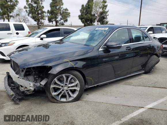 2016 Mercedes-Benz C 300 z VIN 55SWF4JB4GU144256, wystawiony jako Copart lot #59733745 z przebiegiem 117 207 mil mil oraz Szkoda całkowita • Salvage title. Historia ofert i sprzedaży dostępna na DreamBid. Obrazek 1.