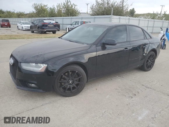 2013 Audi A4 Premium z VIN WAUDFAFL7DN029265, wystawiony jako Copart lot #66013604 z przebiegiem 165 032 mil mil oraz Czysty tytuł • Clean title. Historia ofert i sprzedaży dostępna na DreamBid. Obrazek 1.