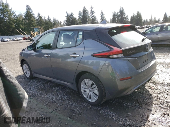 2023 Nissan LEAF S with VIN 1N4AZ1BV2PC555166, listed as a Copart auction lot 46501375 with 27,435 mi miles and Salvage Title. Bid and sale history available at DreamBid. Image 2.