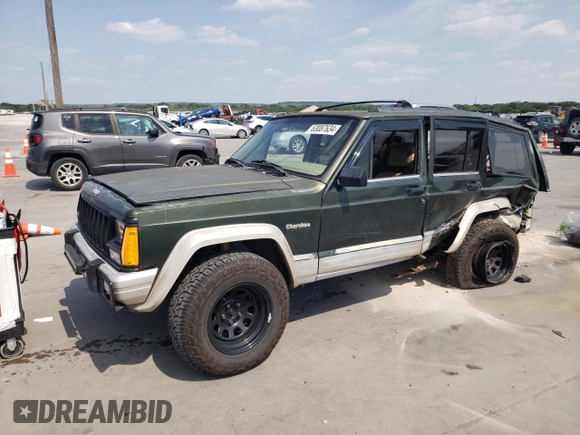 1995 Jeep Cherokee Country with VIN 1J4FJ78S4SL631318, listed as a Copart auction lot 63087634 with 295,577 mi miles and Salvage Title. Bid and sale history available at carsss.com. Image 1.
