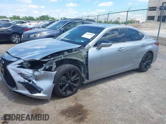 2023 Lexus ES 350 F Sport with VIN 58AJZ1B18PU145977, listed as a IAAI auction lot 42553099 with 46,801 mi miles and . Bid and sale history available at DreamBid. Image 2.