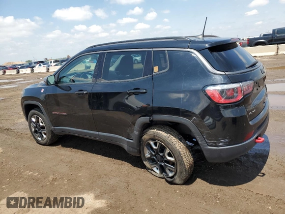 2017 Jeep Compass Trailhawk z VIN 3C4NJDDB4HT636215, wystawiony jako Copart lot #61841315 z przebiegiem 77 872 mil mil oraz Szkoda całkowita • Salvage title. Historia ofert i sprzedaży dostępna na DreamBid. Obrazek 2.