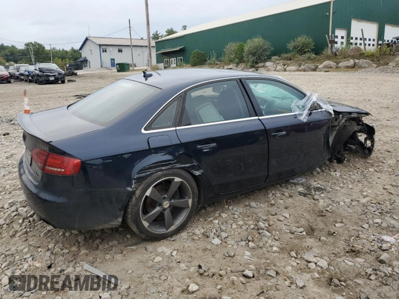 2010 Audi A4 2.0T Premium Plus with VIN WAUHFAFL8AN026145, listed as a Copart auction lot 72362704 with 0 mi miles and Salvage Title. Bid and sale history available at carsss.com. Image 3.