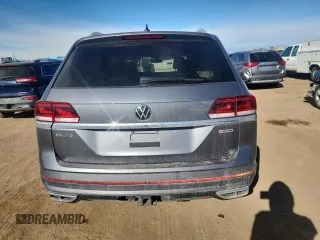 2022 Volkswagen Atlas SEL Premium R-Line with VIN 1V2FR2CA9NC506401, listed as a Copart auction lot 49092305 with 54,571 mi miles and Salvage title. Bid and sale history available at DreamBid. Image 6.