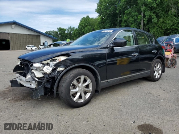 2010 Infiniti EX Journey with VIN JN1AJ0HR2AM753501, listed as a Copart auction lot 64019045 with 169,196 mi miles and Salvage title. Bid and sale history available at DreamBid. Image 1.