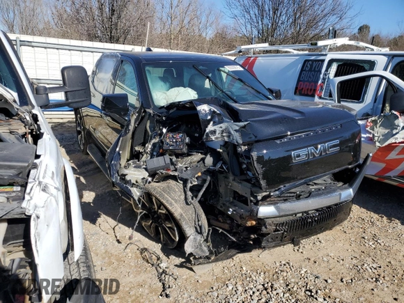 2025 GMC Sierra 1500 with VIN 1GT40LEL1SU402045, listed as a Copart auction lot 89329675 with Not Provided miles and Salvage Title. Bid and sale history available at DreamBid. Image 4.