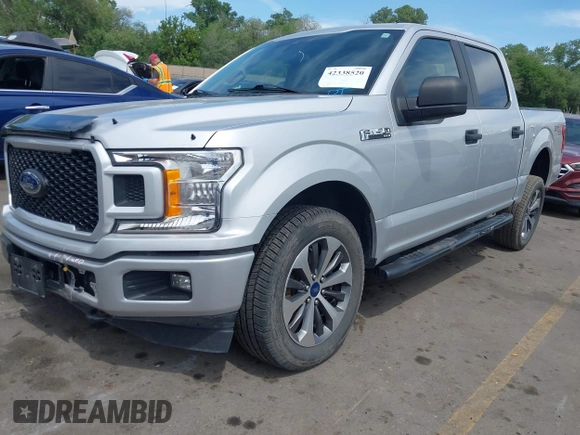 2019 Ford F-150 XL with VIN 1FTEW1EPXKKE36622, listed as a IAAI auction lot 42338520 with 46,616 mi miles and . Bid and sale history available at DreamBid. Image 19.