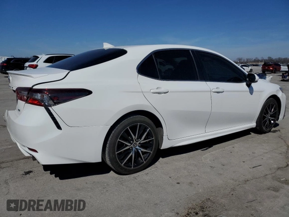 2023 Toyota Camry SE with VIN 4T1T11AK6PU839861, listed as a Copart auction lot 50219885 with 106,557 mi miles and Salvage Title. Bid and sale history available at DreamBid. Image 3.