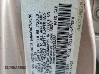 1999 Toyota Corolla VE z VIN 1NXBR12E0XZ215258, wystawiony jako Copart lot #60704095 z przebiegiem Nie podano mil oraz Szkoda całkowita • Salvage title. Historia ofert i sprzedaży dostępna na DreamBid. Obrazek 12.