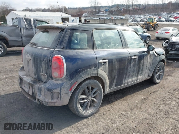 2013 MINI Countryman S ALL4 with VIN WMWZC5C58DWP30936, listed as a IAAI auction lot 41314553 with 128,405 mi miles and . Bid and sale history available at DreamBid. Image 4.