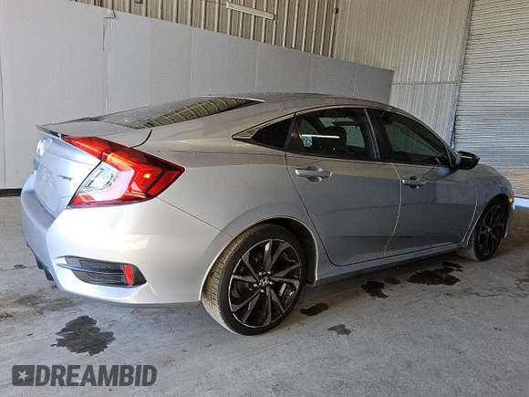 2020 Honda Civic Sedan Sport with VIN 2HGFC2F83LH562695, listed as a Copart auction lot 44449735 with 230,084 mi miles and Clean Title. Bid and sale history available at carsss.com. Image 3.
