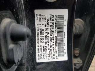 2010 Honda Insight LX with VIN JHMZE2H56AS022299, listed as a Copart auction lot 54872215 with 149,514 mi miles and Salvage title. Bid and sale history available at DreamBid. Image 12.