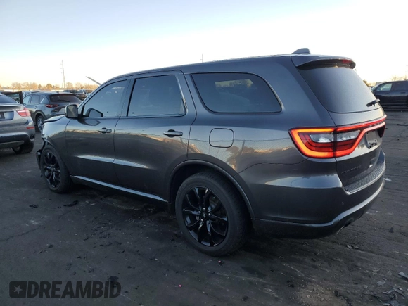 2020 Dodge Durango SXT with VIN 1C4RDHAG3LC393663, listed as a Copart auction lot 86846034 with 62,594 mi miles and Salvage title. Bid and sale history available at DreamBid. Image 2.