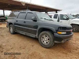 2002 Chevrolet Suburban Z71 with VIN 3GNFK16Z72G349789, listed as a Copart auction lot 79714354 with 290,525 mi miles and Salvage Title. Bid and sale history available at carsss.com. Image 4.