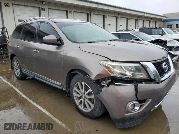 2014 Nissan Pathfinder SL with VIN 5N1AR2MM1EC617511, listed as a Copart auction lot 55506935 with 173,304 mi miles and Salvage title. Bid and sale history available at DreamBid. Image 4.