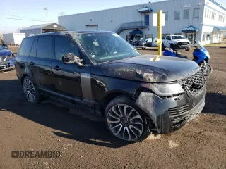 2019 Land Rover Range Rover with VIN SALGS2RE6KA520485, listed as a Copart auction lot 52770925 with 94,076 mi miles and Salvage title. Bid and sale history available at DreamBid. Image 4.