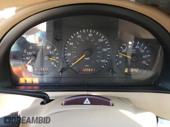 2004 Mercedes-Benz M with VIN 4JGAB75EX4A491796, listed as a Copart auction lot 54076205 with 122,831 mi miles and Clean Title. Bid and sale history available at carsss.com. Image 9.