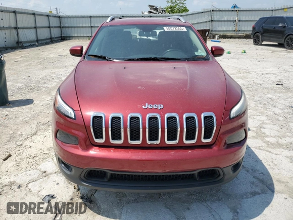 2017 Jeep Cherokee Latitude with VIN 1C4PJLCB7HW613803, listed as a Copart auction lot 58072565 with 122,321 mi miles and Salvage title. Bid and sale history available at DreamBid. Image 5.