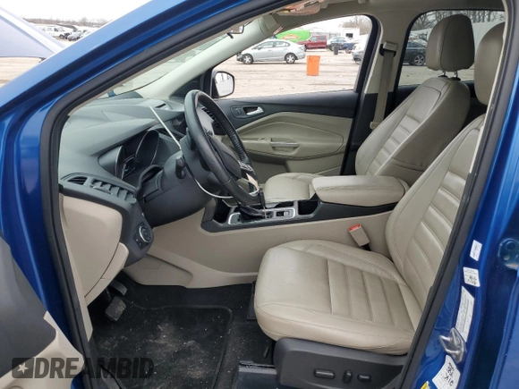 2017 Ford Escape SE with VIN 1FMCU0G99HUA25632, listed as a Copart auction lot 44786105 with 137,472 mi miles and Salvage Title. Bid and sale history available at DreamBid. Image 7.