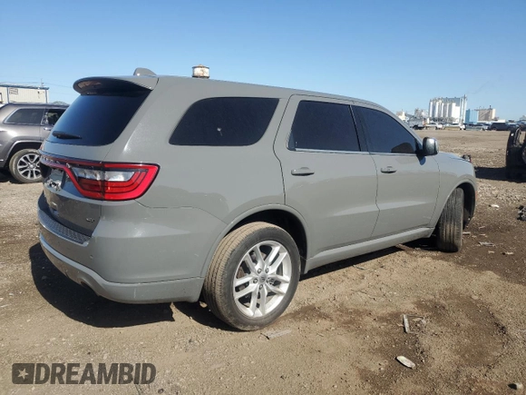 2022 Dodge Durango GT Plus with VIN 1C4RDJDG6NC104510, listed as a Copart auction lot 57055685 with 82,582 mi miles and Salvage title. Bid and sale history available at DreamBid. Image 3.