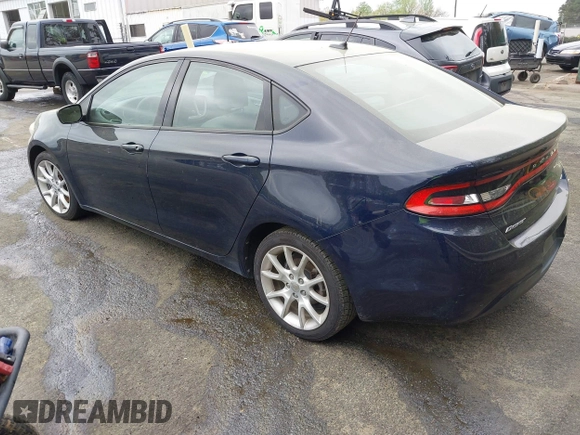 2013 Dodge Dart SXT with VIN 1C3CDFBAXDD157886, listed as a IAAI auction lot 41971355 with 205,275 mi miles. Bid and sale history available at carsss.com. Image 3.