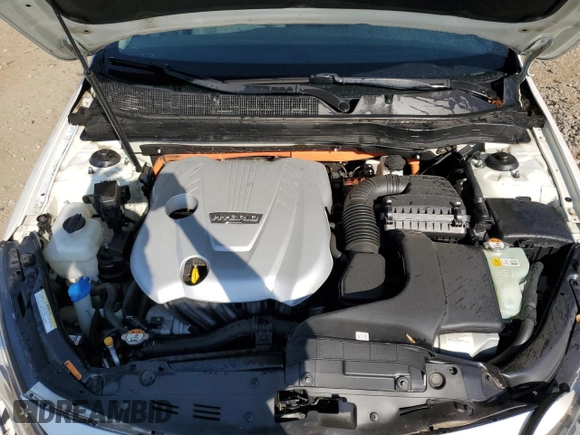 2013 Kia Optima Hybrid LX with VIN KNAGM4AD4D5055441, listed as a Copart auction lot 75596124 with 129,091 mi miles and Salvage Title. Bid and sale history available at carsss.com. Image 12.