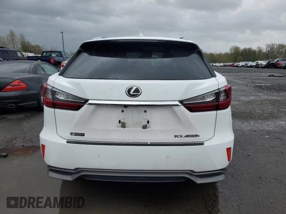 2017 Lexus RX 450h z VIN 2T2BGMCA8HC019280, wystawiony jako Copart lot #51583895 z przebiegiem 38 881 mil mil oraz Szkoda całkowita • Salvage title. Historia ofert i sprzedaży dostępna na DreamBid. Obrazek 6.