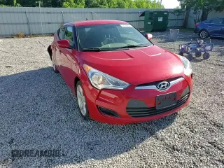 2013 Hyundai Veloster w/Black Int with VIN KMHTC6AD2DU126699, listed as a Copart auction lot 57329805 with 85,303 mi miles and Salvage title. Bid and sale history available at DreamBid. Image 13.