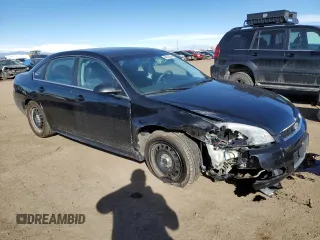 2013 Chevrolet Impala Police with VIN 2G1WD5E35D1124606, listed as a Copart auction lot 46592235 with 76,359 mi miles and Salvage Title. Bid and sale history available at carsss.com. Image 4.