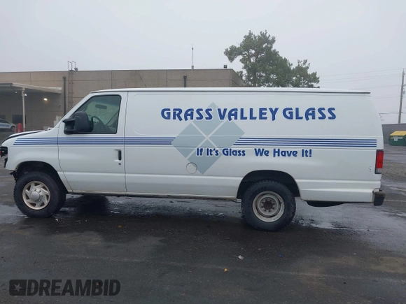 2008 Ford Econoline Cargo Commercial with VIN 1FTNS24L38DA02653, listed as a IAAI auction lot 41118303 with 185,433 mi miles and . Bid and sale history available at DreamBid. Image 14.