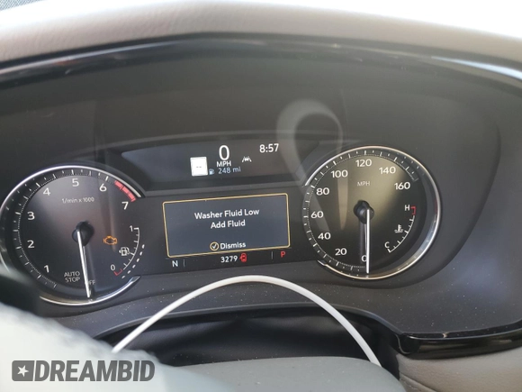 2024 Cadillac XT5 FWD Premium Luxury with VIN 1GYKNCR43RZ749766, listed as a Copart auction lot 80264854 with 3,279 mi miles and Salvage Title. Bid and sale history available at carsss.com. Image 9.