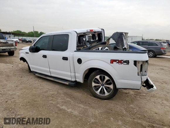 2019 Ford F-150 XL z VIN 1FTEW1EP3KKE75892, wystawiony jako Copart lot #58971945 z przebiegiem 97 454 mil mil oraz Szkoda całkowita • Salvage title. Historia ofert i sprzedaży dostępna na DreamBid. Obrazek 2.
