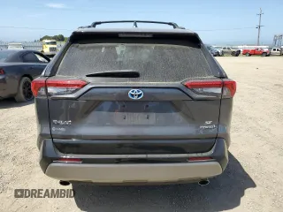 2022 Toyota RAV4 Hybrid SE with VIN 4T3T6RFV1NU068605, listed as a Copart auction lot 53846785 with 51,627 mi miles and Salvage title. Bid and sale history available at DreamBid. Image 6.