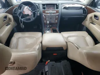 2018 Nissan Armada SL z VIN JN8AY2ND8JX000829, wystawiony jako Copart lot #50825135 z przebiegiem 112 899 mil mil oraz Szkoda całkowita • Salvage title. Historia ofert i sprzedaży dostępna na DreamBid. Obrazek 8.