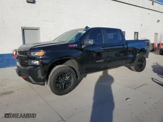2022 Chevrolet Silverado 1500 LTD Custom Trail Boss with VIN 1GCPYCEL8NZ152106, listed as a Copart auction lot 46473365 with 59,821 mi miles and Salvage Title. Bid and sale history available at carsss.com. Image 1.