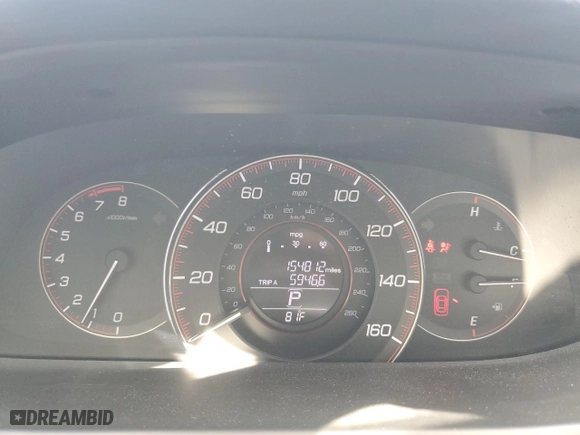 2015 Honda Accord Sedan Sport with VIN 1HGCR2F56FA084556, listed as a Copart auction lot 51522165 with 154,812 mi miles and Salvage Title. Bid and sale history available at carsss.com. Image 9.