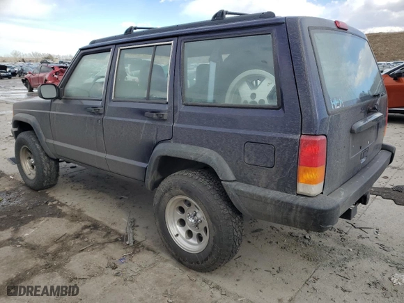1998 Jeep Cherokee Sport with VIN 1J4FJ68S6WL175712, listed as a Copart auction lot 46701145 with 0 mi miles and Salvage Title. Bid and sale history available at carsss.com. Image 2.