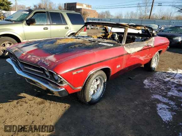 1969 Chevrolet Malibu с VIN 136679B346377, выставлен на аукционе Copart как лот 86370694 с пробегом Не указан миль и Списание • Salvage title. История ставок и продаж доступна на DreamBid. Изображение 1.
