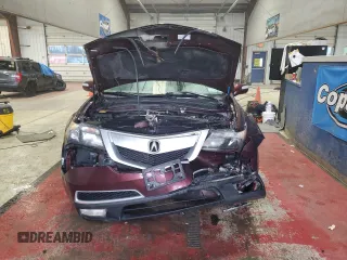 2011 Acura MDX Tech Pkg with VIN 2HNYD2H6XBH515446, listed as a Copart auction lot 52303195 with 167,296 mi miles and Salvage Title. Bid and sale history available at carsss.com. Image 5.