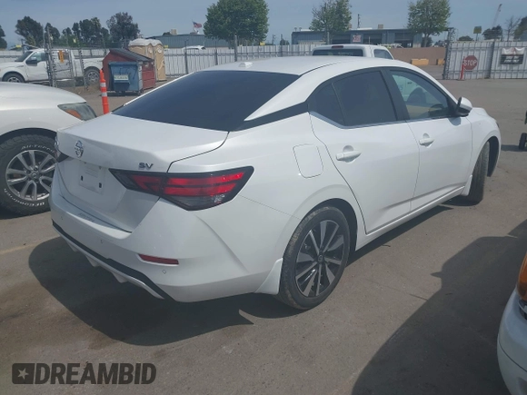 2022 Nissan Sentra SV with VIN 3N1AB8CVXNY295869, listed as a IAAI auction lot 41976310 with 16,126 mi miles and . Bid and sale history available at DreamBid. Image 4.