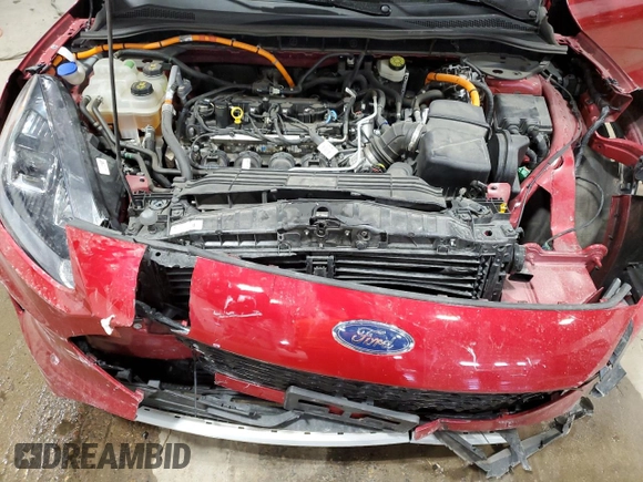2020 Ford Escape SE Sport Hybrid with VIN 1FMCU9BZ5LUC58086, listed as a Copart auction lot 51821055 with 41,123 mi miles and Salvage Title. Bid and sale history available at DreamBid. Image 12.