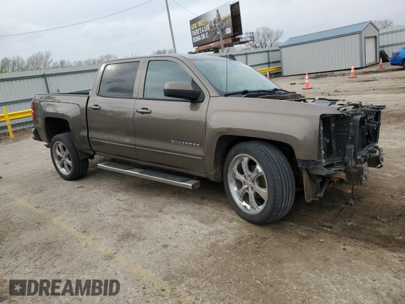 2015 Chevrolet Silverado 1500 LT with VIN 3GCPCREC3FG376385, listed as a Copart auction lot 50973385 with 148,545 mi miles and Salvage Title. Bid and sale history available at DreamBid. Image 4.