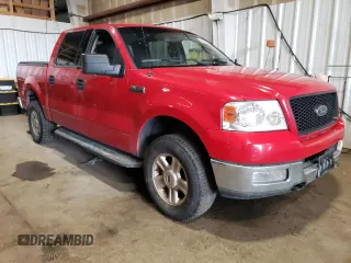 2004 Ford F-150 XLT with VIN 1FTRW14W04KB68404, listed as a Copart auction lot 56980045 with 171,584 mi miles and Salvage title. Bid and sale history available at DreamBid. Image 4.