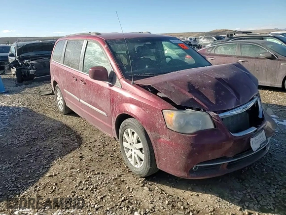 2014 Chrysler Town & Country Touring with VIN 2C4RC1BG0ER307003, listed as a Copart auction lot 44951475 with 135,245 mi miles and Salvage Title. Bid and sale history available at carsss.com. Image 12.