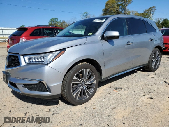 2020 Acura MDX w/Technology Pkg with VIN 5J8YD4H59LL022596, listed as a Copart auction lot 52285135 with 66,515 mi miles and Salvage Title. Bid and sale history available at carsss.com. Image 1.